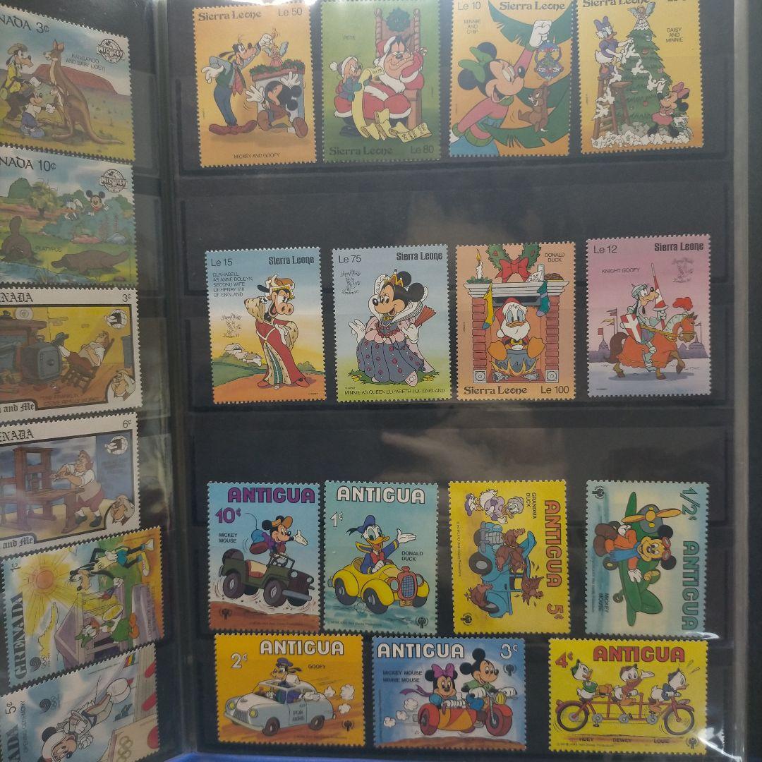 5560 外国切手 複数国 ディズニー シリーズ大量まとめ 全て未使用