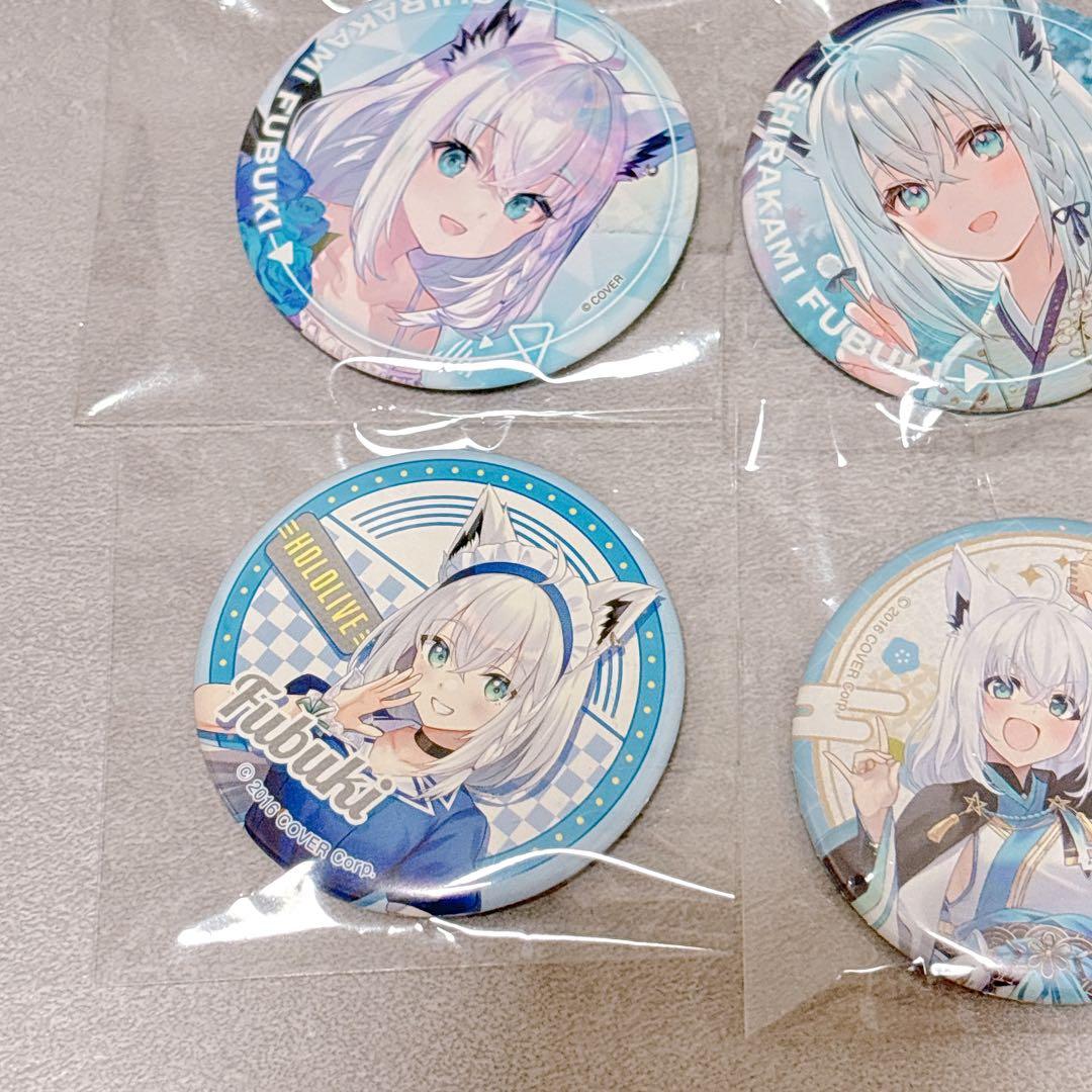ホロライブ オンリー キャラバッジ ローソン 等 缶バッジ セット 白上フブキ