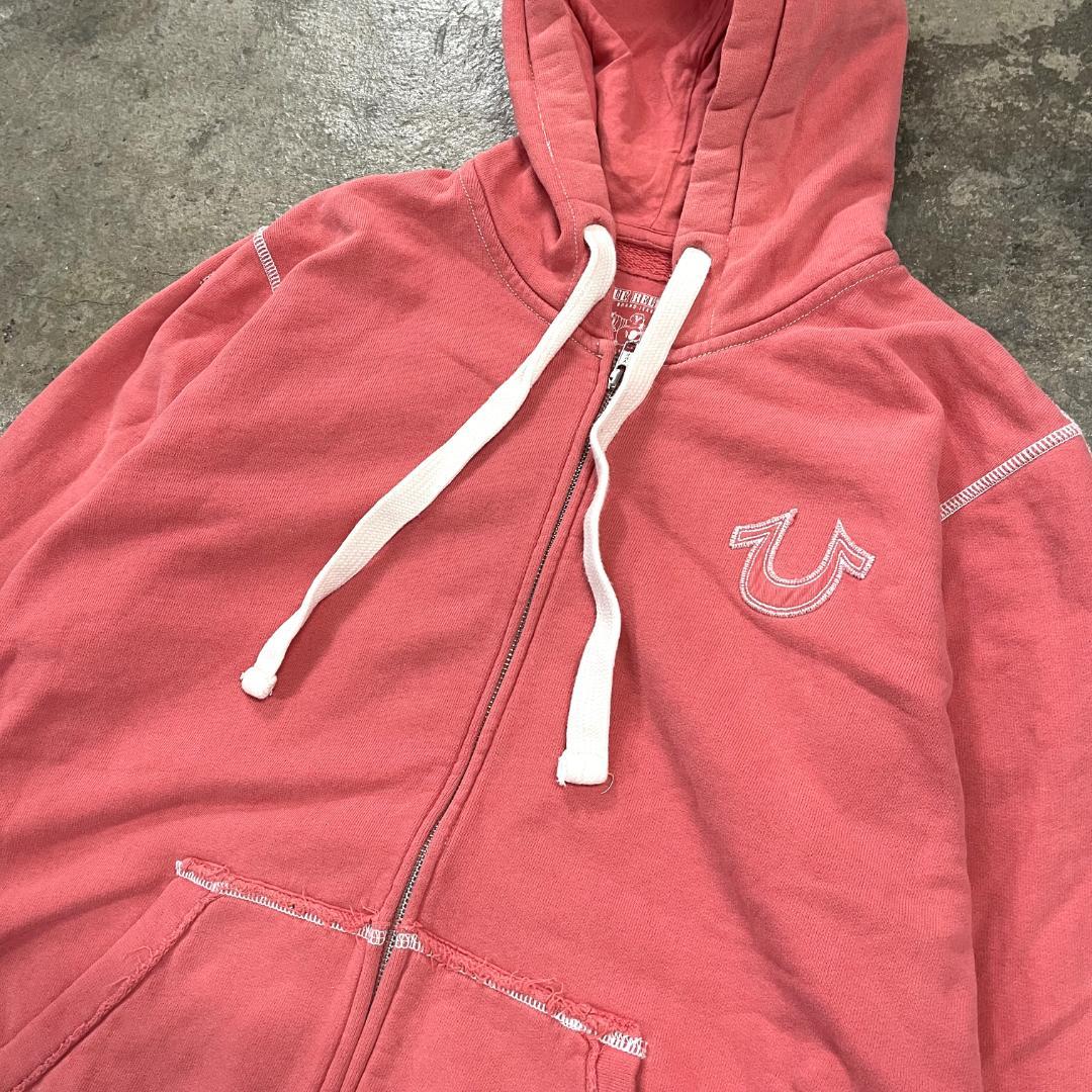TRUE RELIGION トゥルーレリジョン ジップパーカー L