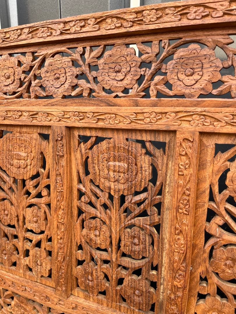 アジアンパーテーション 木製 間仕切り インドネシア