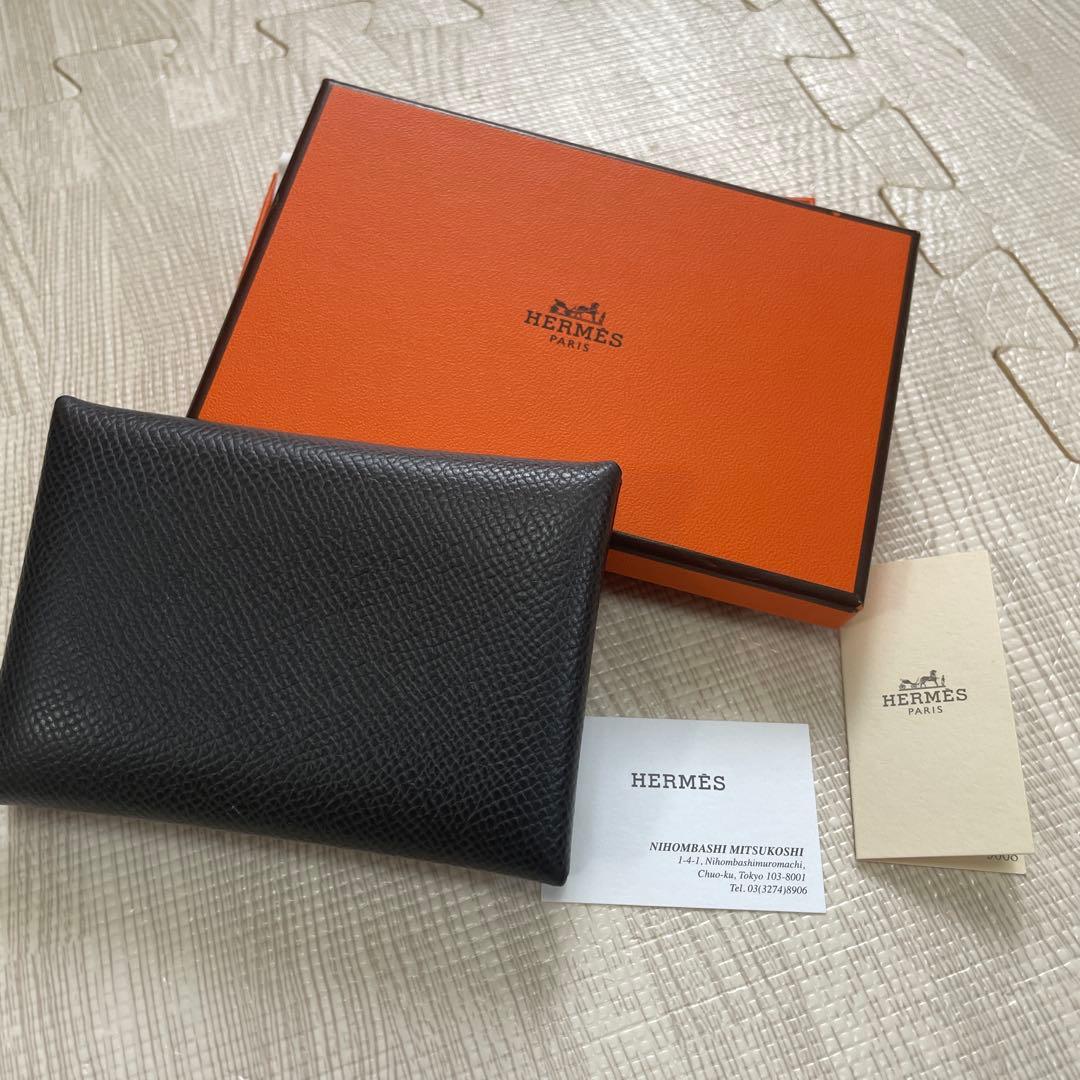 週末限定値下げ　HERMES ガルヴィデュオ　カードケース　財布　美品