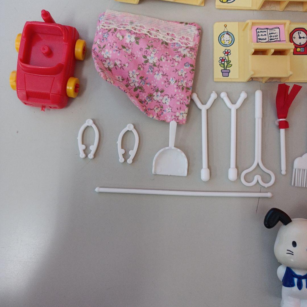 【不足品なし】サンリオ　トッピーとクッピーの時計のおうち レトロ