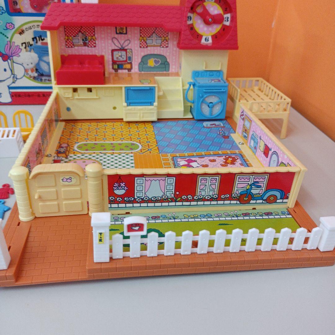 【不足品なし】サンリオ　トッピーとクッピーの時計のおうち レトロ