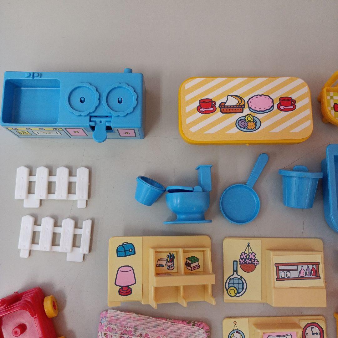 【不足品なし】サンリオ　トッピーとクッピーの時計のおうち レトロ