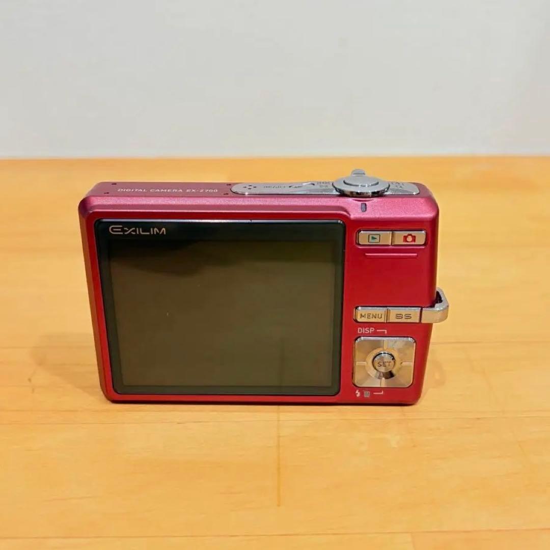 CASIO EXLIM EX-Z700 カシオ　コンデジ　レッド
