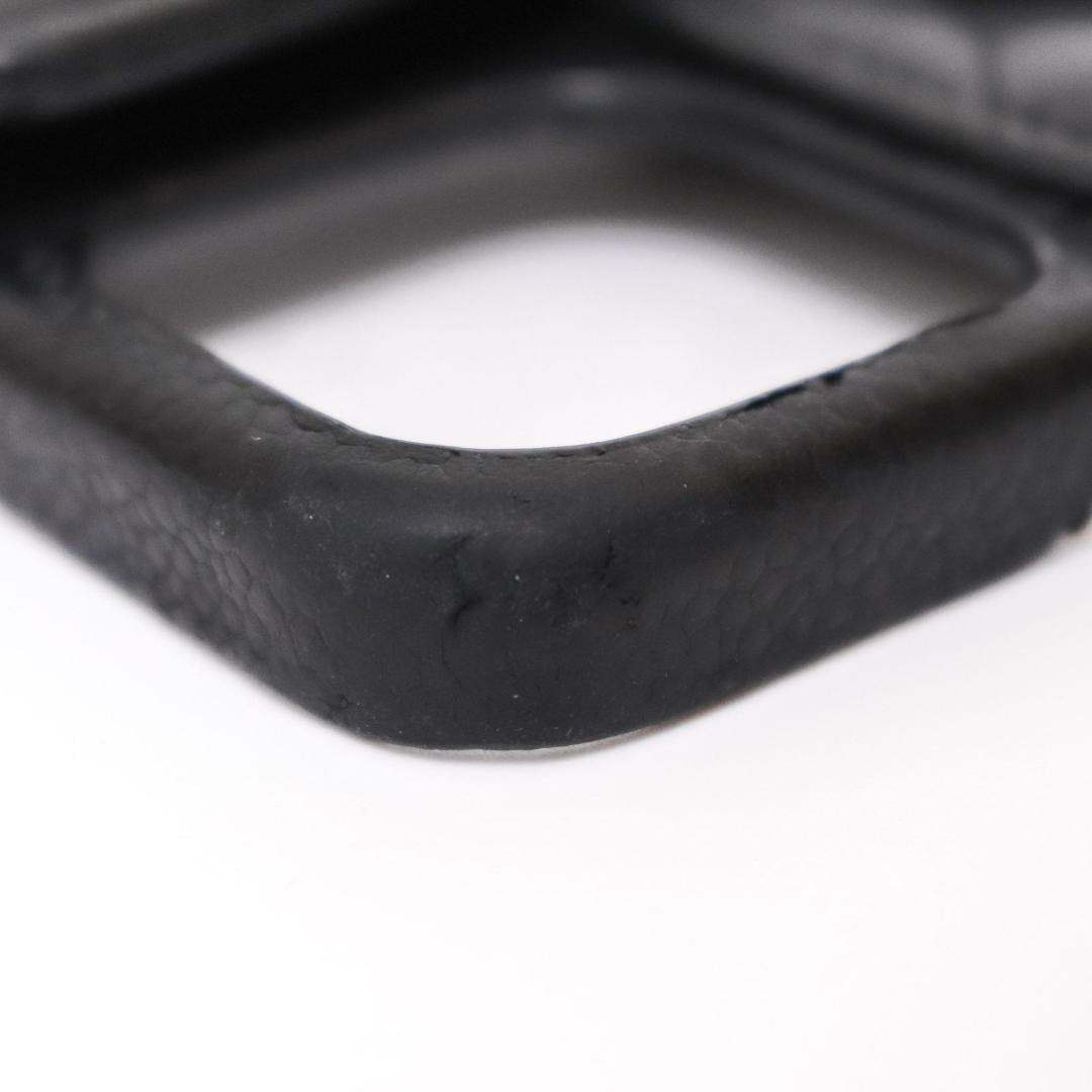 CHANEL　シャネル　スマホケース　マトラッセ 　ブラック　AP2689