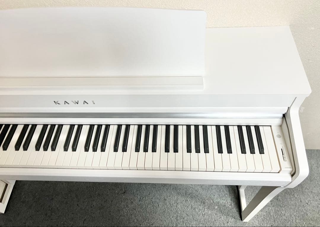【美品】KAWAI 電子ピアノ 木製鍵盤 CA4900GPW【無料配送可能】