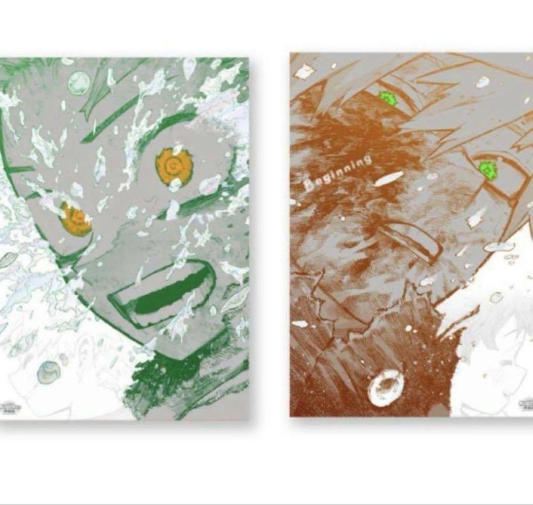 僕のヒーローアカデミア　原画展　ポスター　2枚組