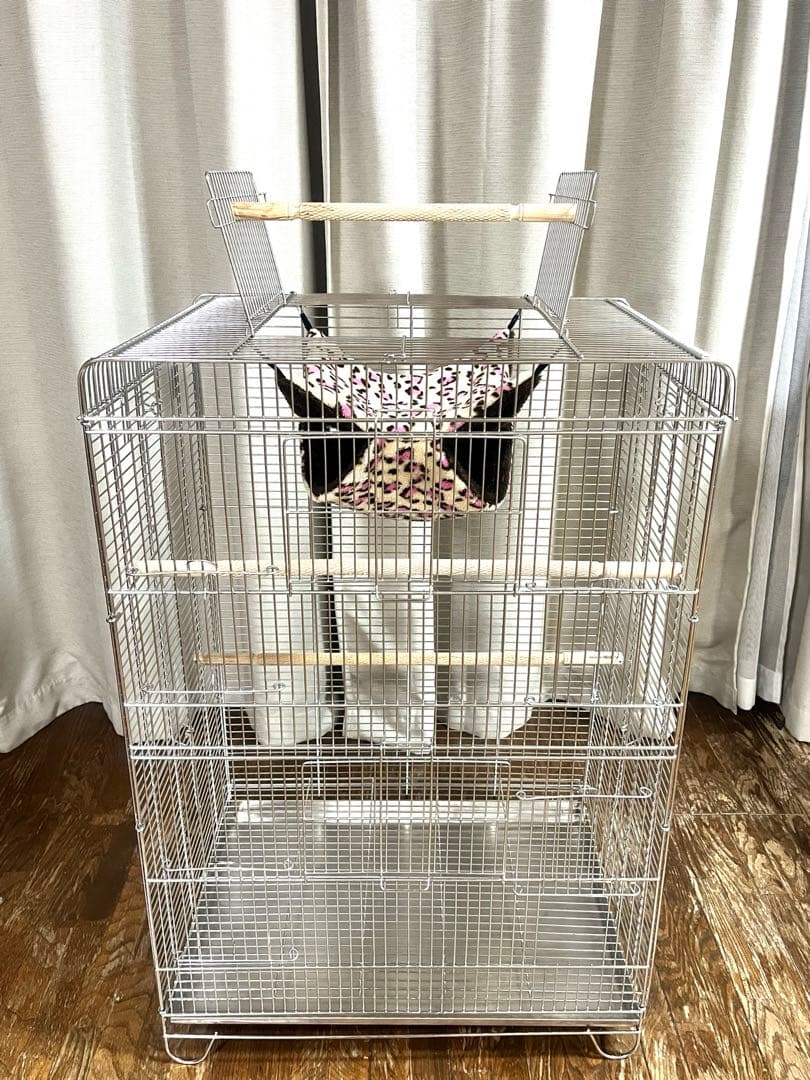 【新品未使用】オールステンレス製 大型ケージ　送料無料！お買い得価格