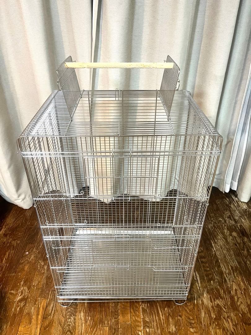 【新品未使用】オールステンレス製 大型ケージ　送料無料！お買い得価格