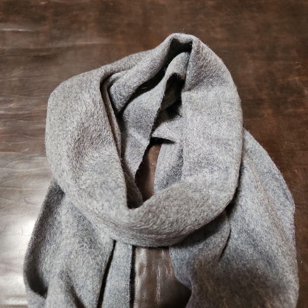 ホワイトカシミヤマフラー