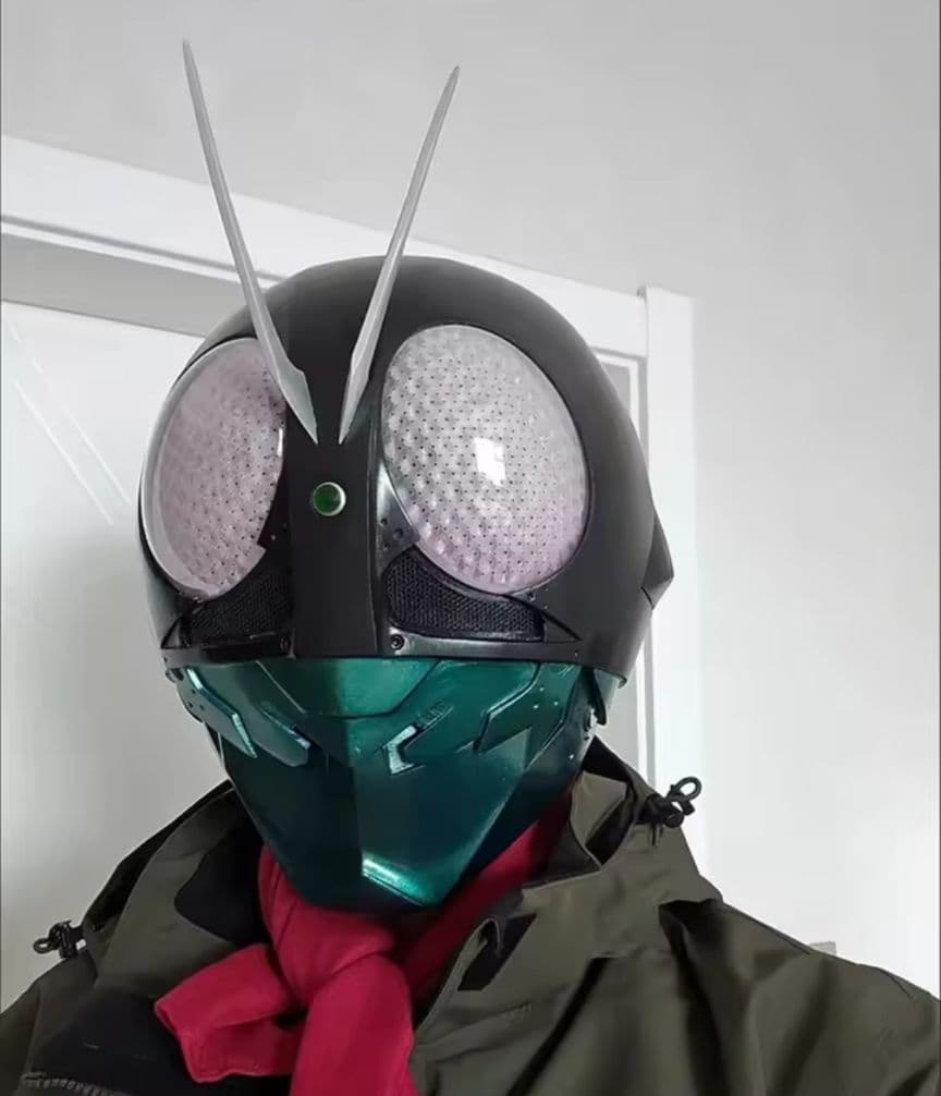 仮面ライダー1号　1/1マスク シン仮面ライダー　特撮　アトラク コスプレ