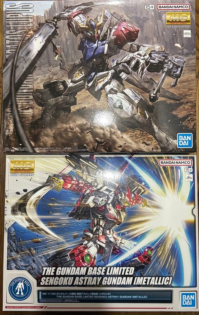 MG 1/100 ガンダムバルバトスルプス＆MG 戦国アストレイ頑駄無 ベース限