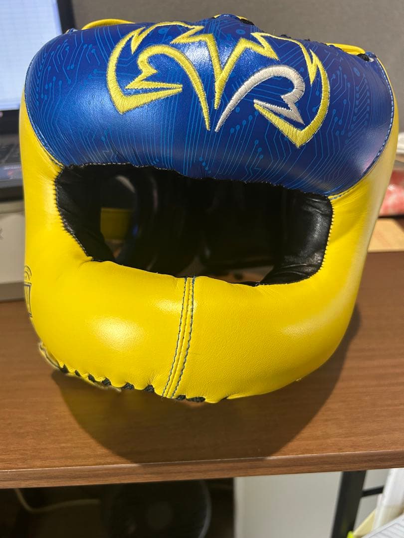 ロマチェンコRIVAL LDMA ヘッドギア 青/黄