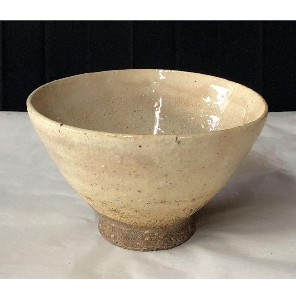 F1113 十三代 坂田泥華 萩茶碗 共箱 萩焼 抹茶碗 茶道具