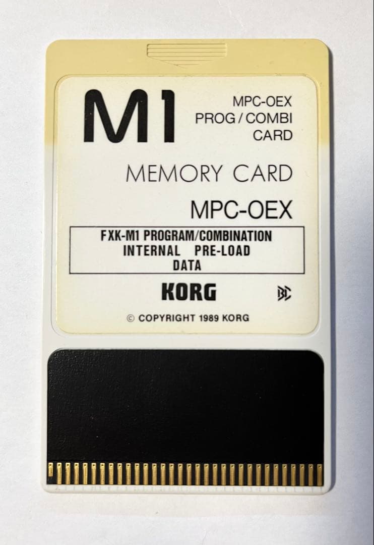 KORG M1用メモリーカードセット　４枚