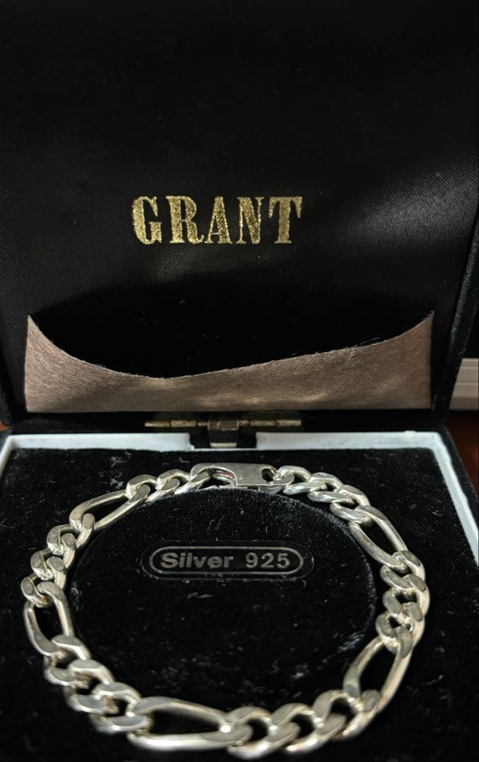 シルバー925 フィガロチェーン ブレスレット ジュエリー アバランチ