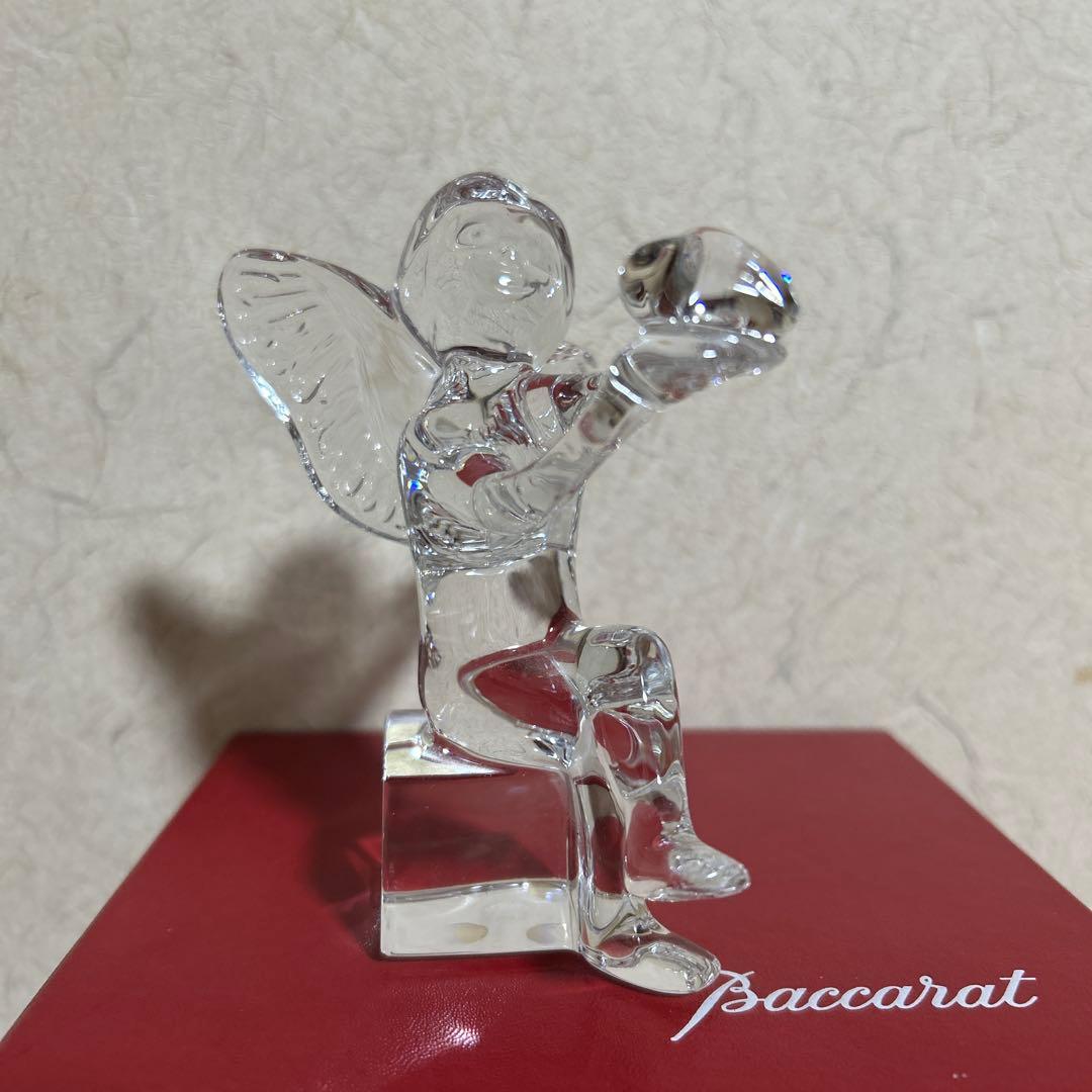 再値下げしました。バカラ　エンジェル　置物　専用箱保管品