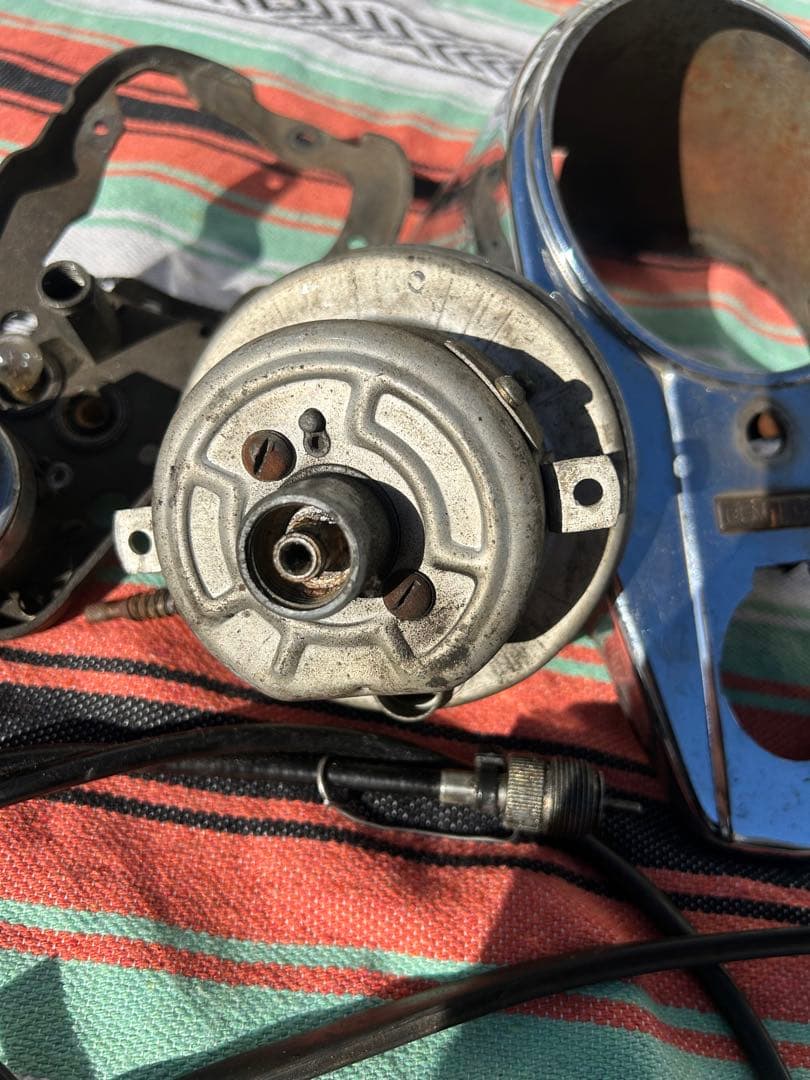 パンヘッド 純正 スピードメーター セット