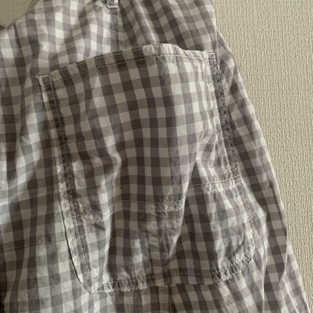 コムデギャルソン　サルエルパンツ　ギンガムチェックs