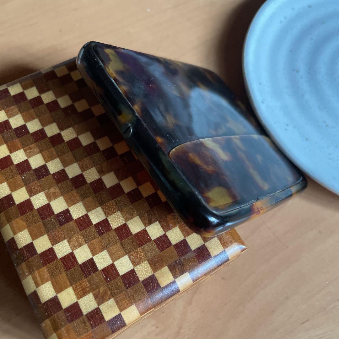 昭和初期のべっ甲の名刺入れ