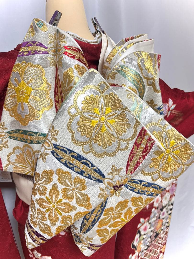 【美おり】FR52163 振袖 高級 翠山工房 正絹 振袖フルセット 辻ヶ花文様