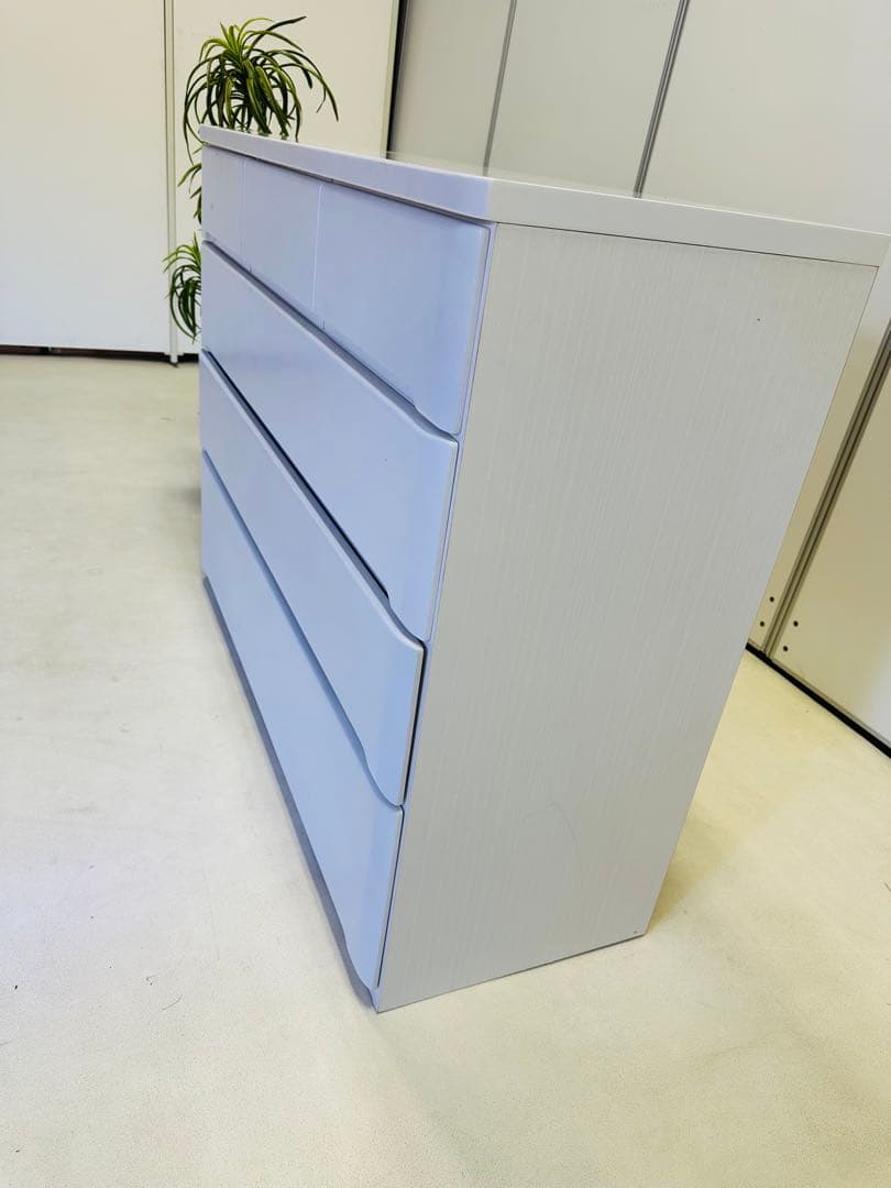 NITORI ローチェスト ホワイト 5段