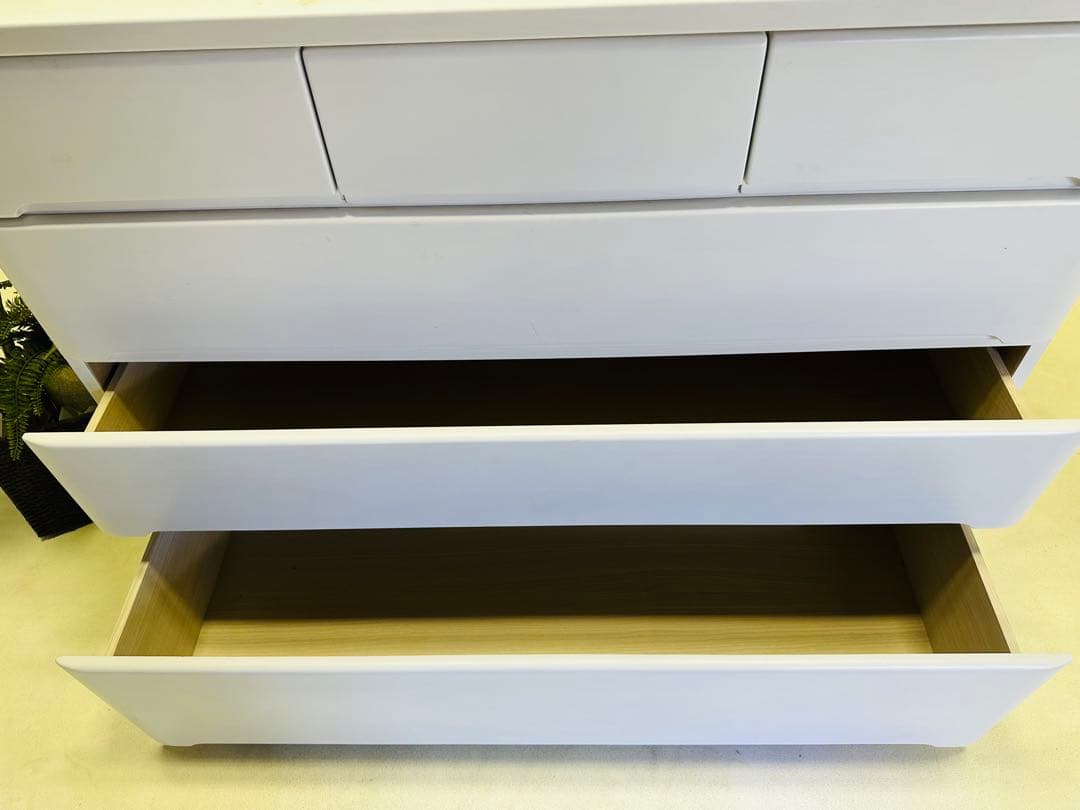 NITORI ローチェスト ホワイト 5段