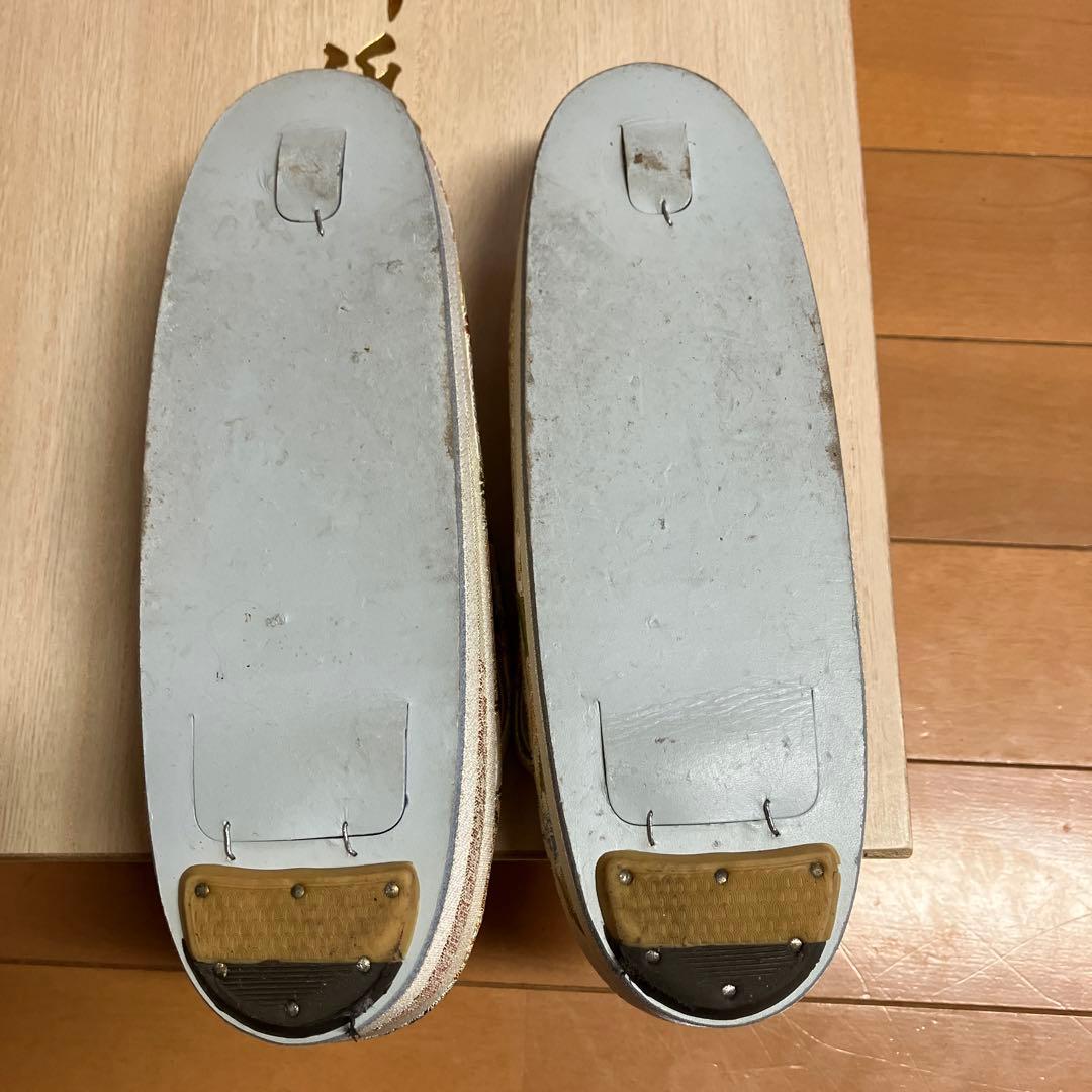 刺繍入り和装用バッグと草履セット