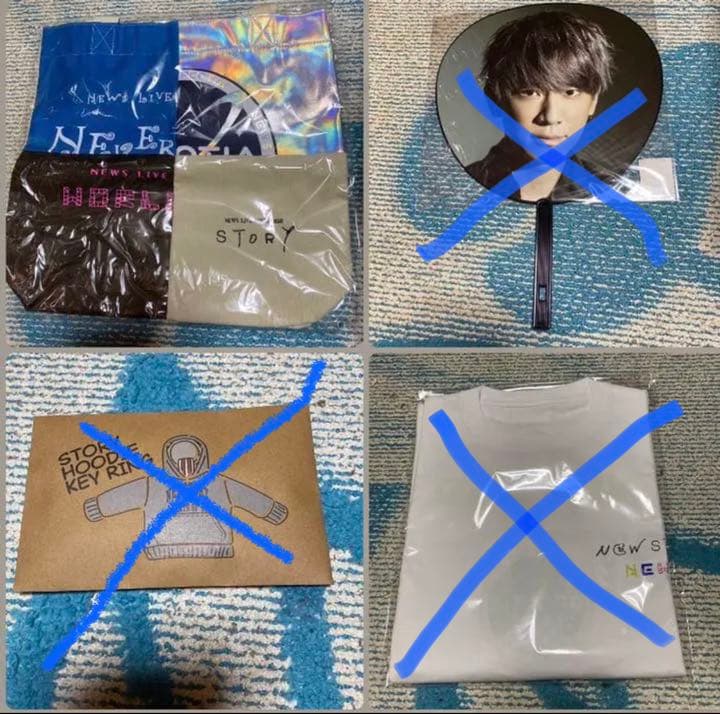 NEWS STORYグッズ13点まとめ売り　初期生産〜第二弾まで  FC限定あり