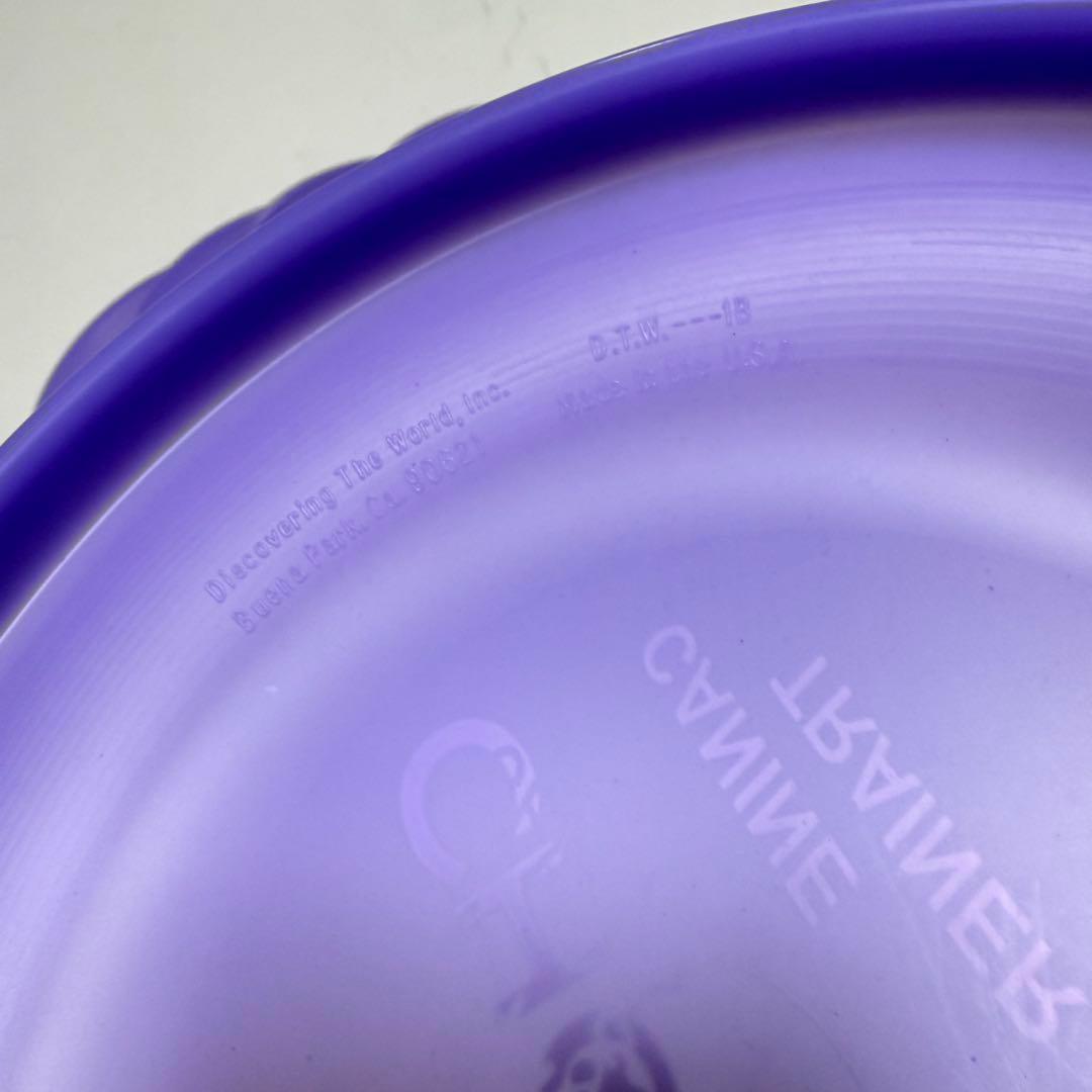 【新品未使用】犬用 ディスク フリスビー ミスプリント 夏用 パープル 10枚