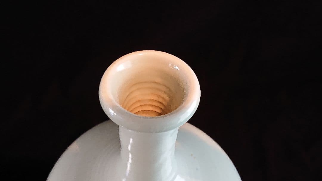 時代物 伊万里 白磁 長頸瓶