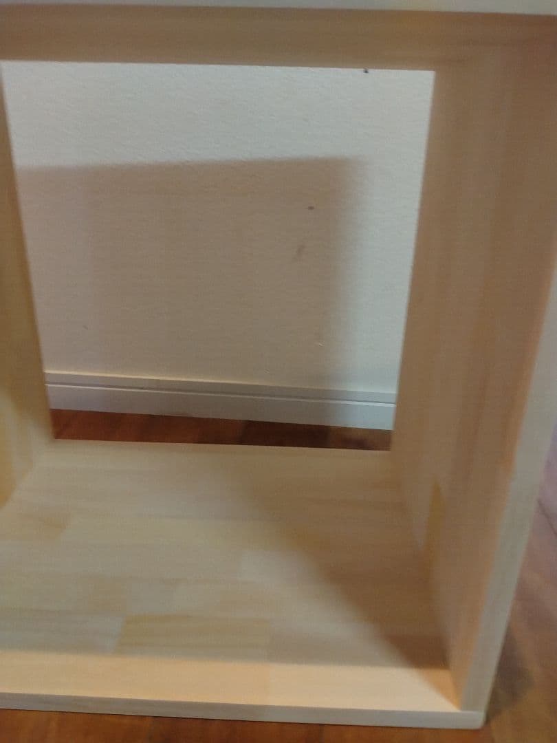 木製　ハンドメイド　オーダー　ロの字　シェルフ　棚　ラック　サイズテーブル