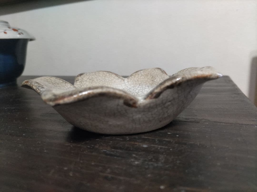 志野釉　御深井焼　向付　本金直し