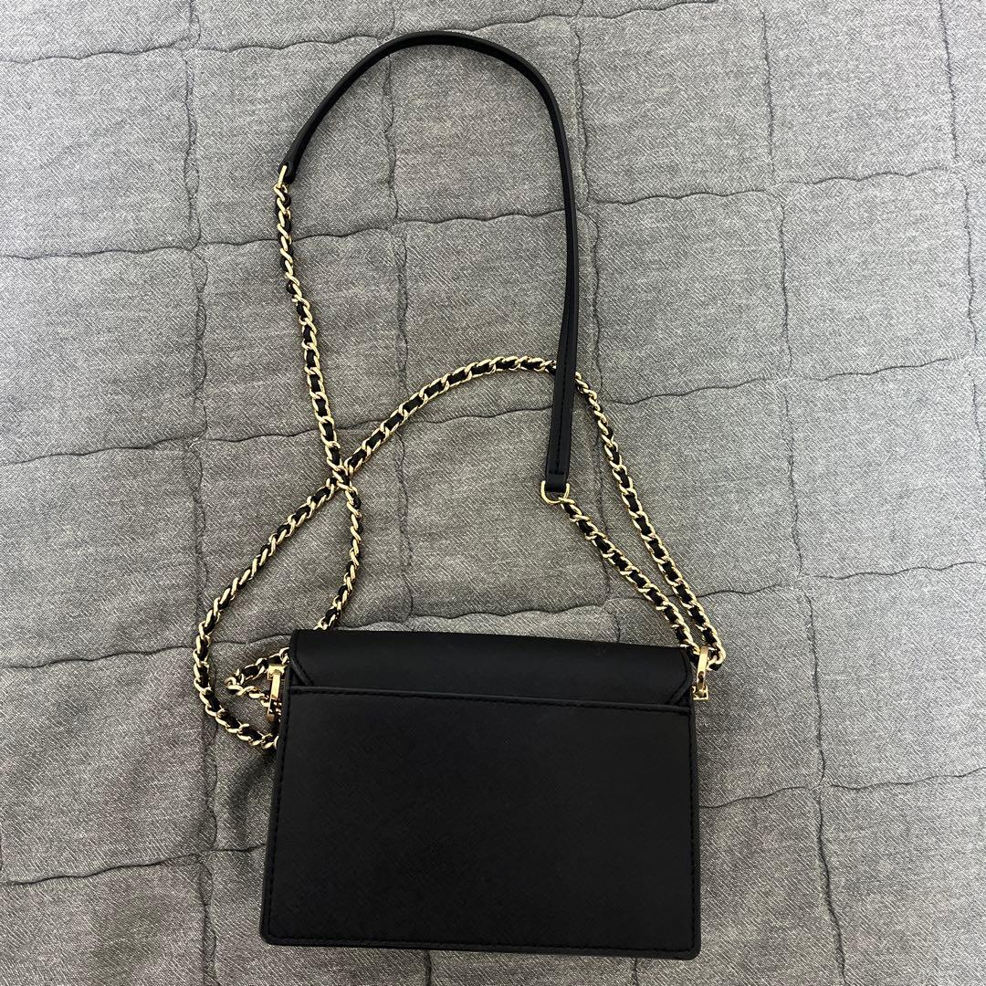 Tory Burch フラップ式ショルダーバッグ 黒