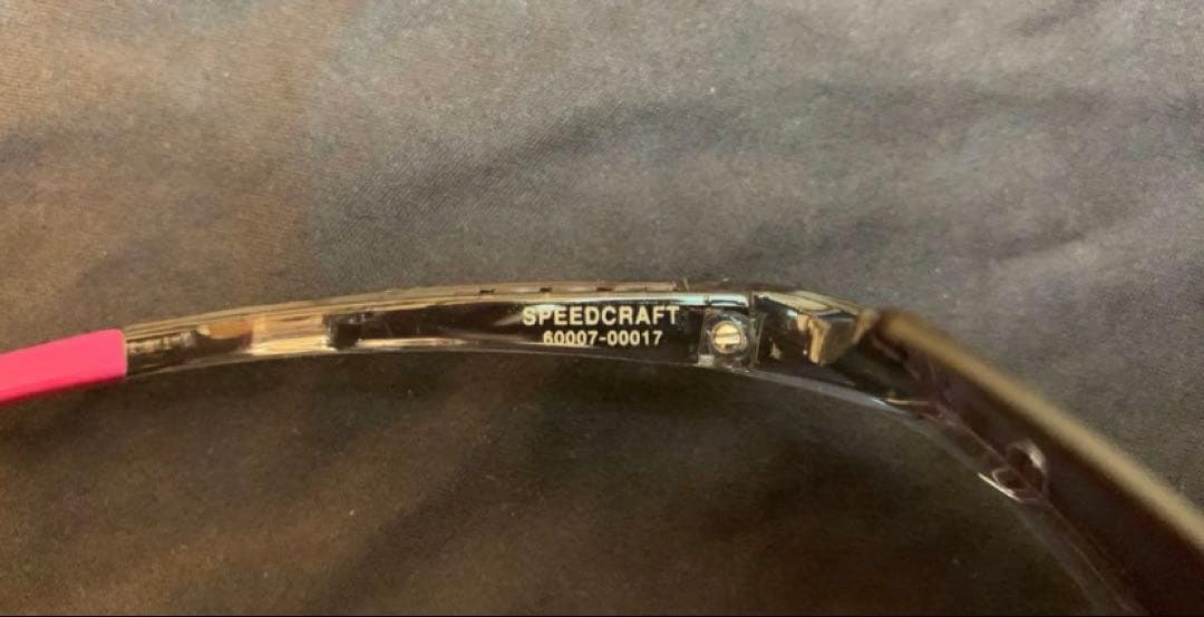 100% SPEEDCRAFT パープルミラーサングラス レンズセット