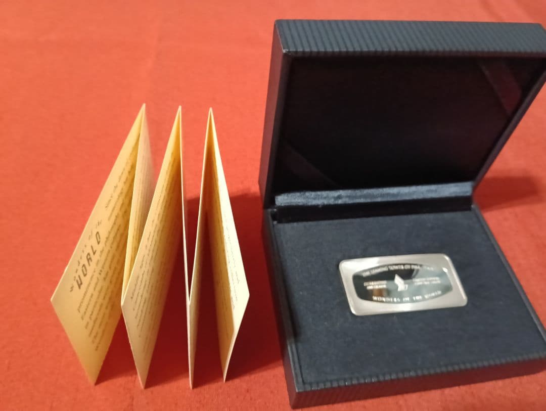 ☆激レア☆『世界の七不思議』SILVERインゴット・ピサの斜塔・品位：.800