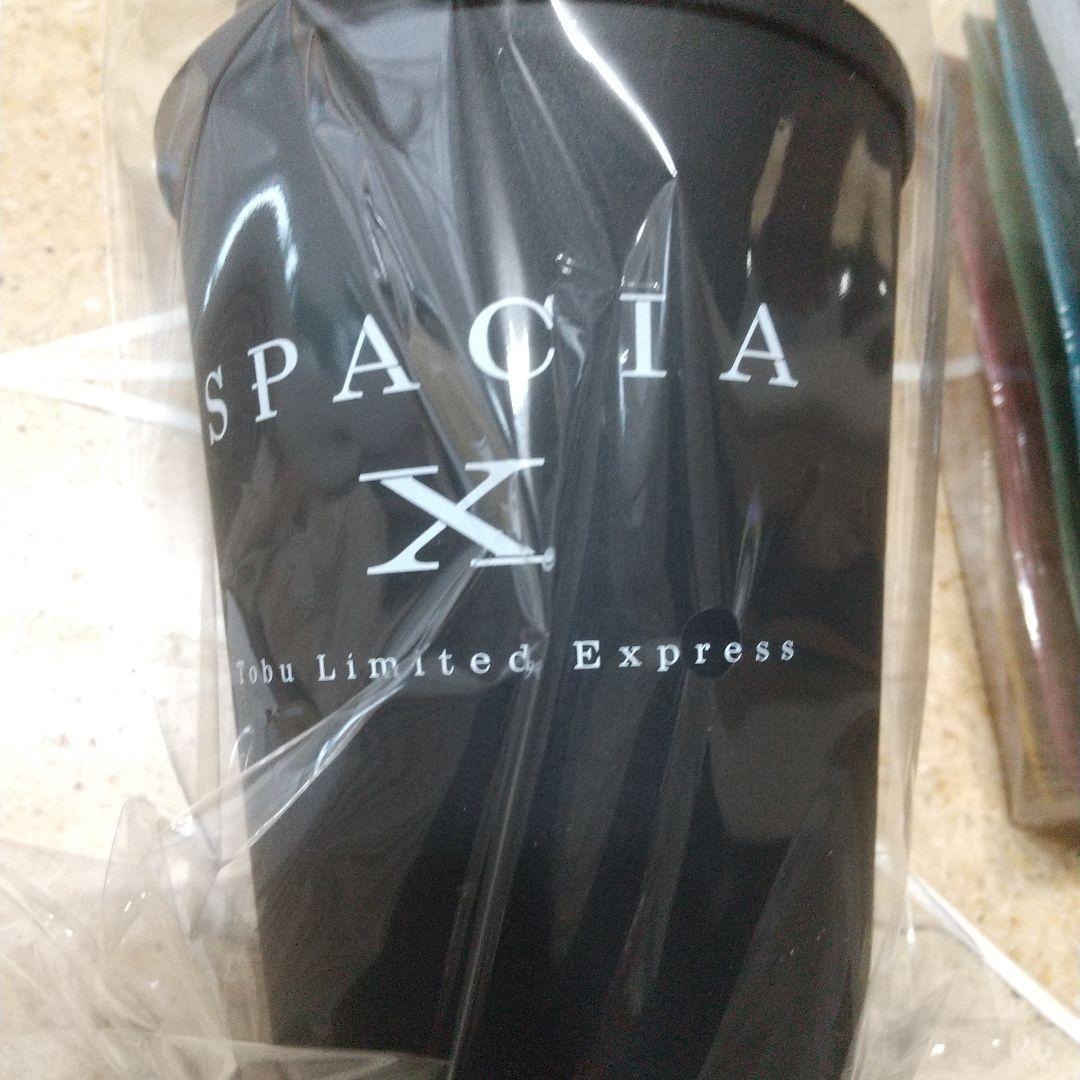 東武鉄道　スペーシアX　試乗会 記念品 マグカップ ピンバッチ他