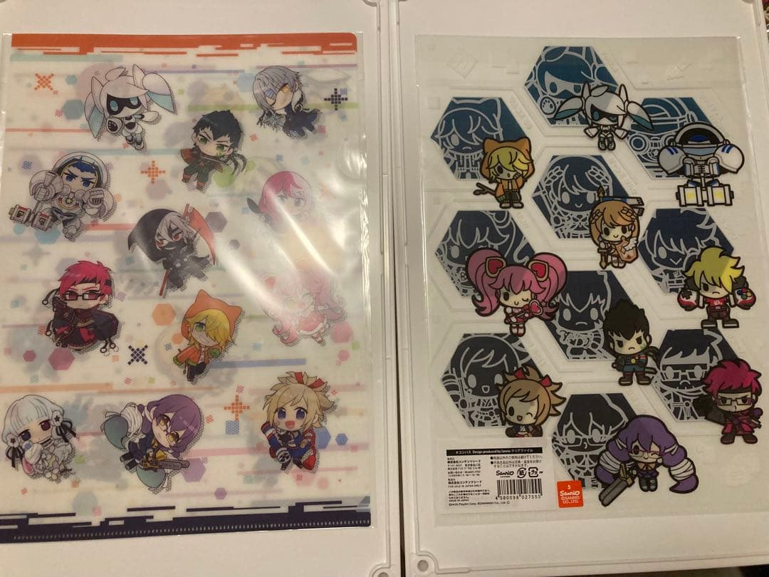 コンパス　クリアファイル