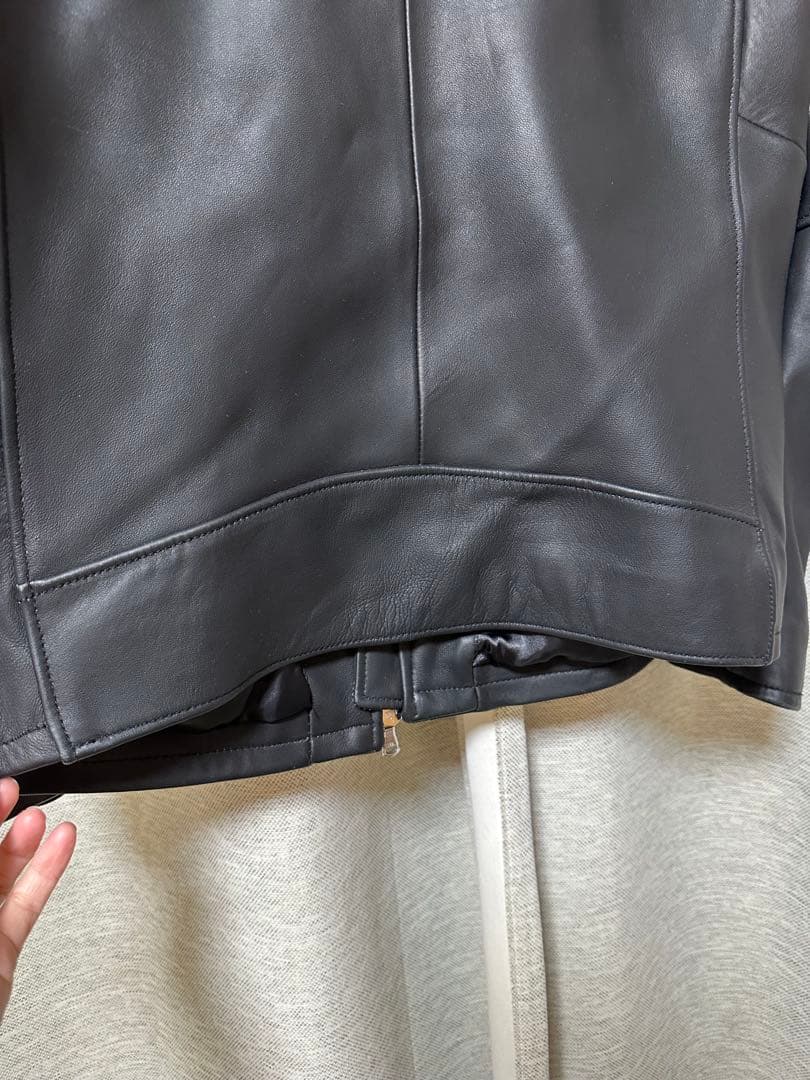 beauty&youth レザーライダースジャケット 羊革 Lサイズ