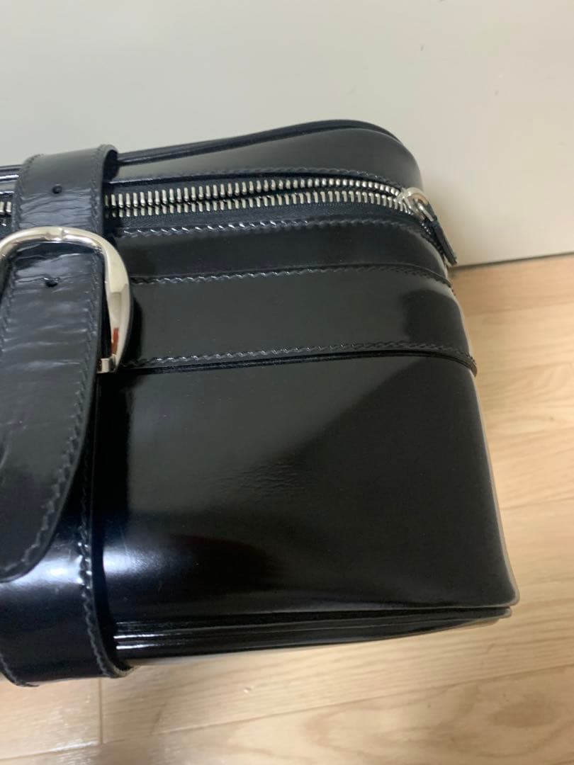 激レア‼️GUCCI エナメル　トランクケース　ボストン　鍵付き