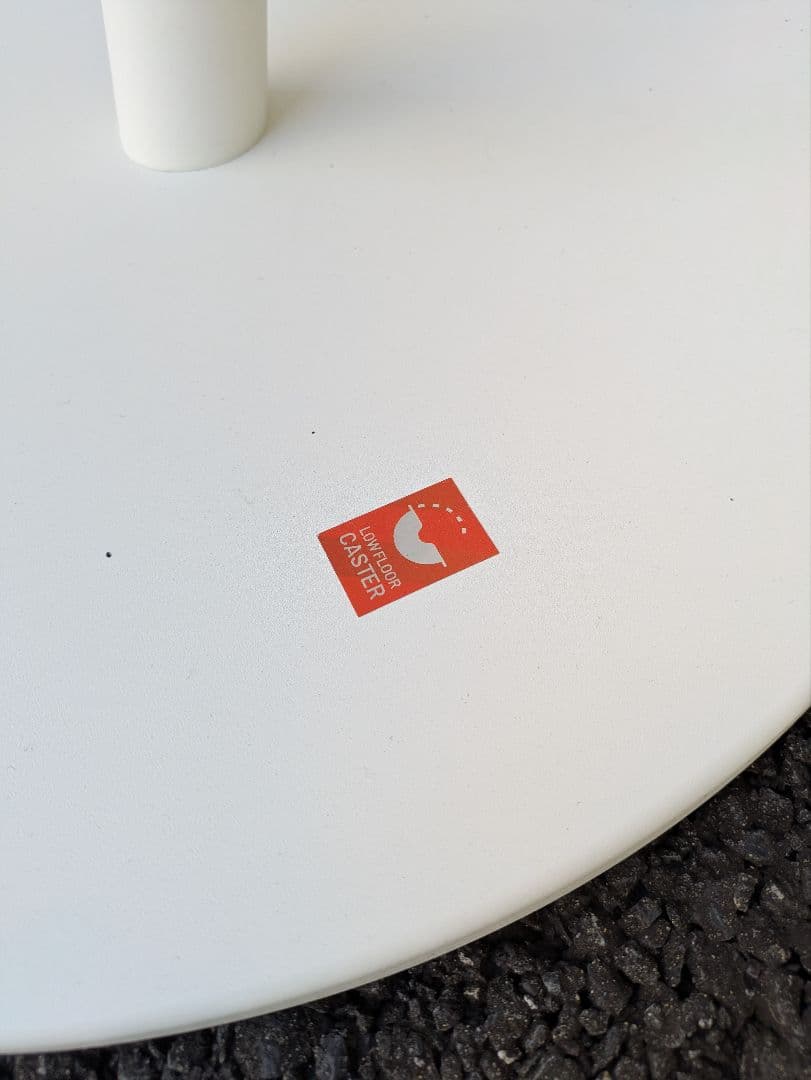 Wall ホワイト スタンド式テレビ台 円形ベース