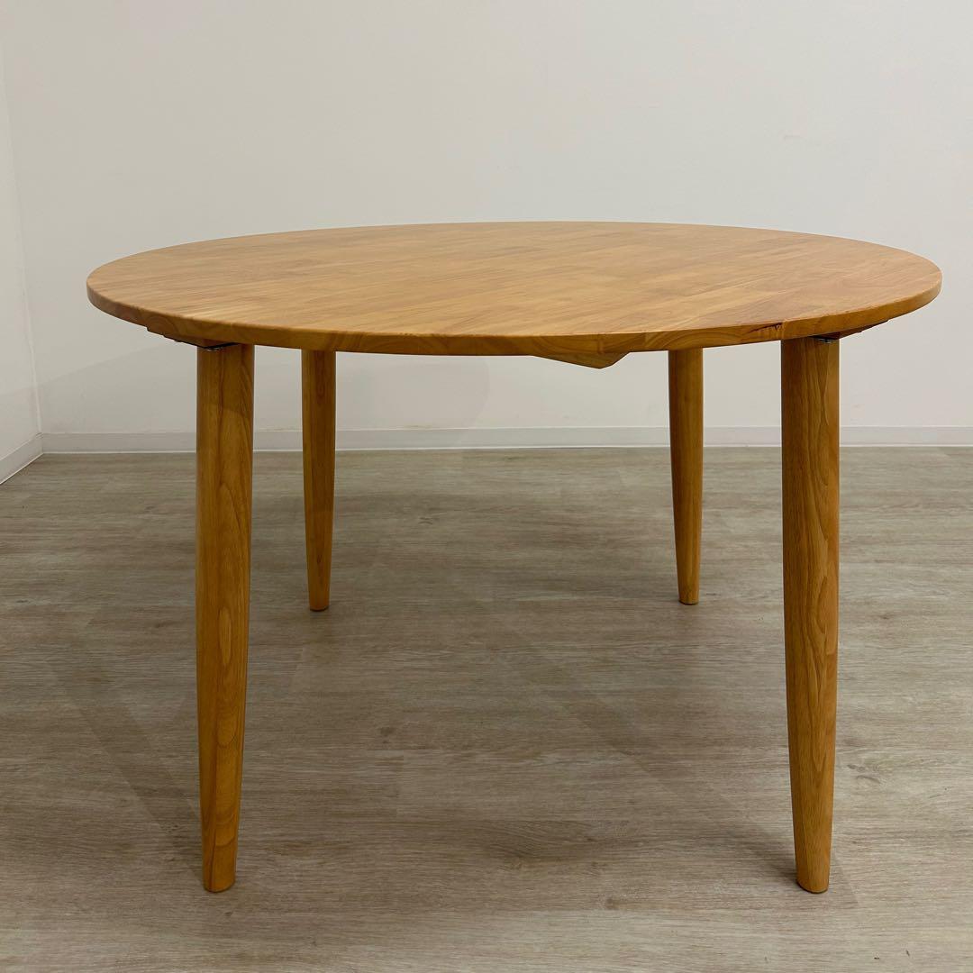 現品限り 新品☆丸いダイニングテーブル 円卓 ラウンドテーブル カフェ風 北欧風