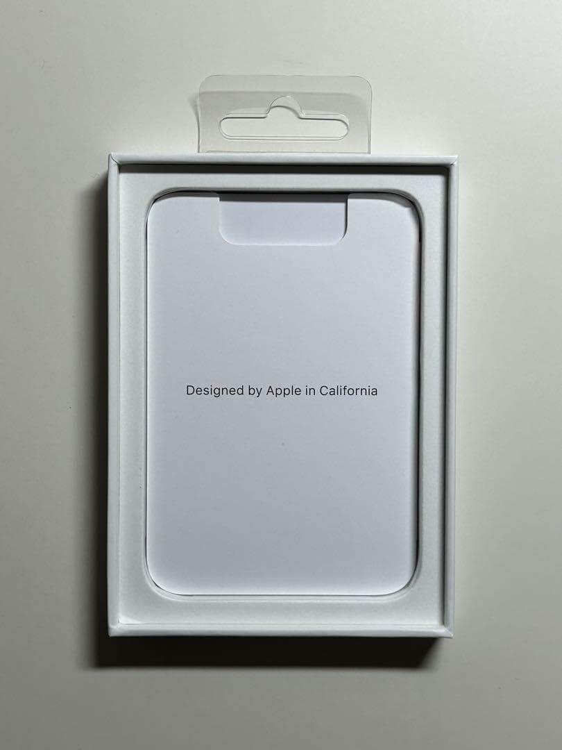 【美品】純正 MagSafe対応 iPhone レザーウォレット・ミッドナイトB