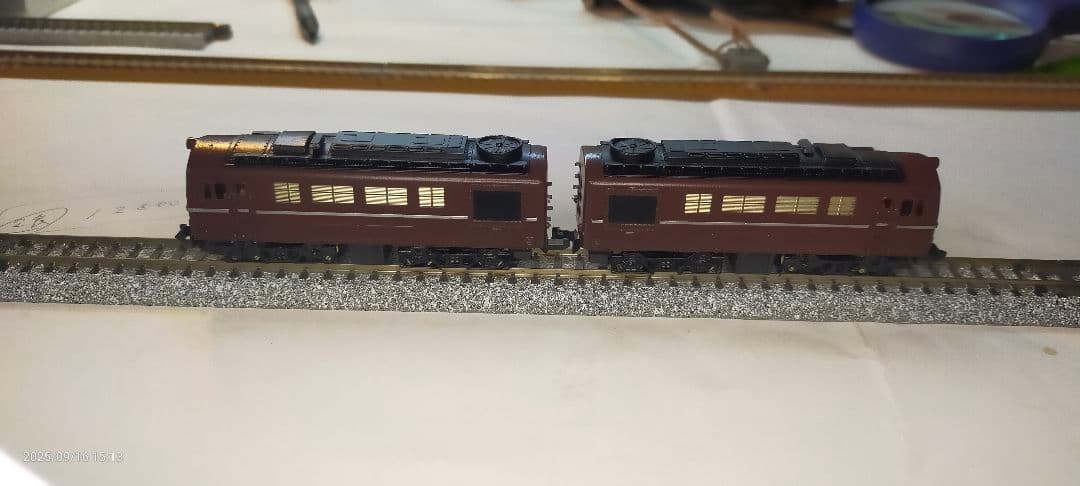 ワールド工芸国鉄ＤＤ50ー1次型茶色仕様　塗装完成品