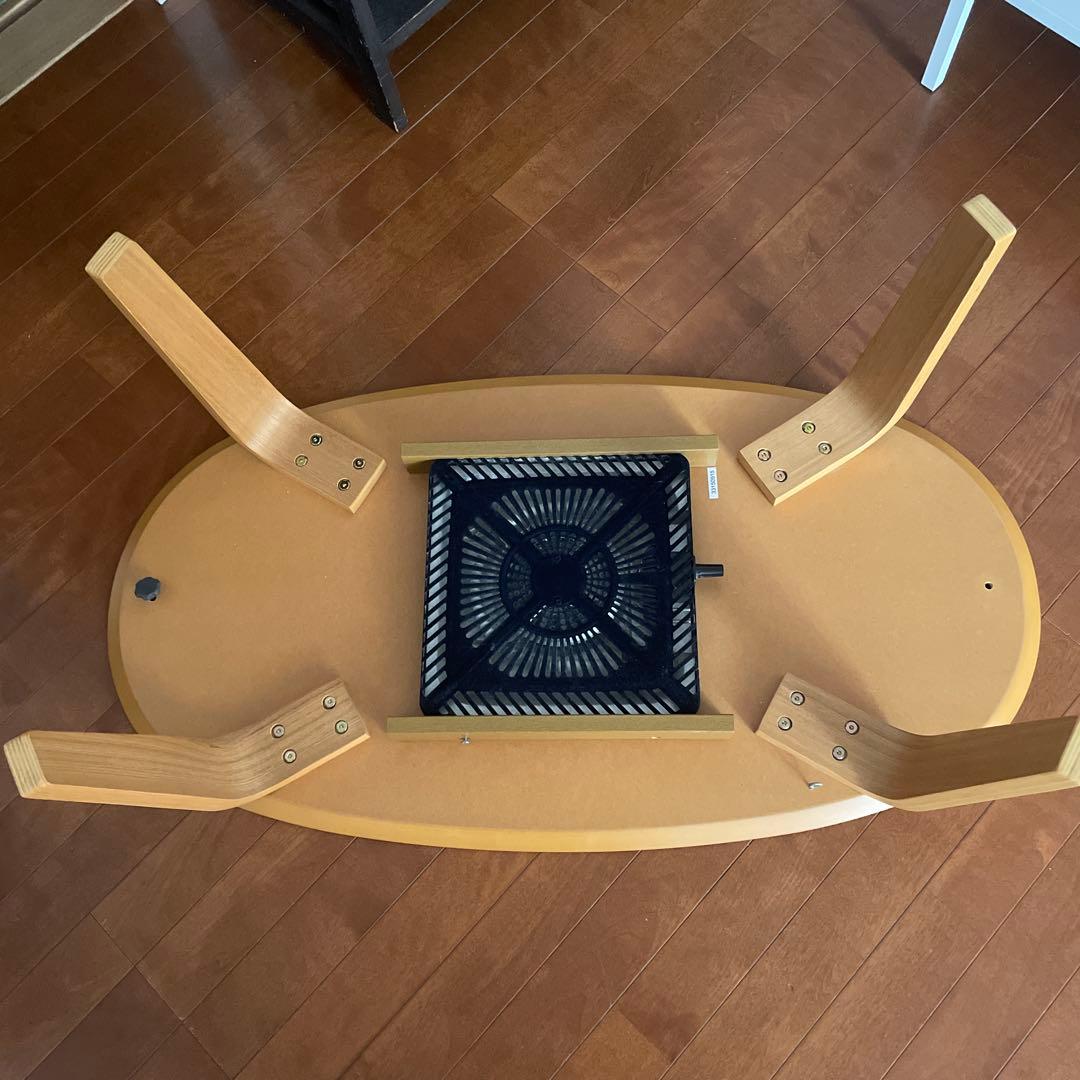 無印良品　楕円形こたつ