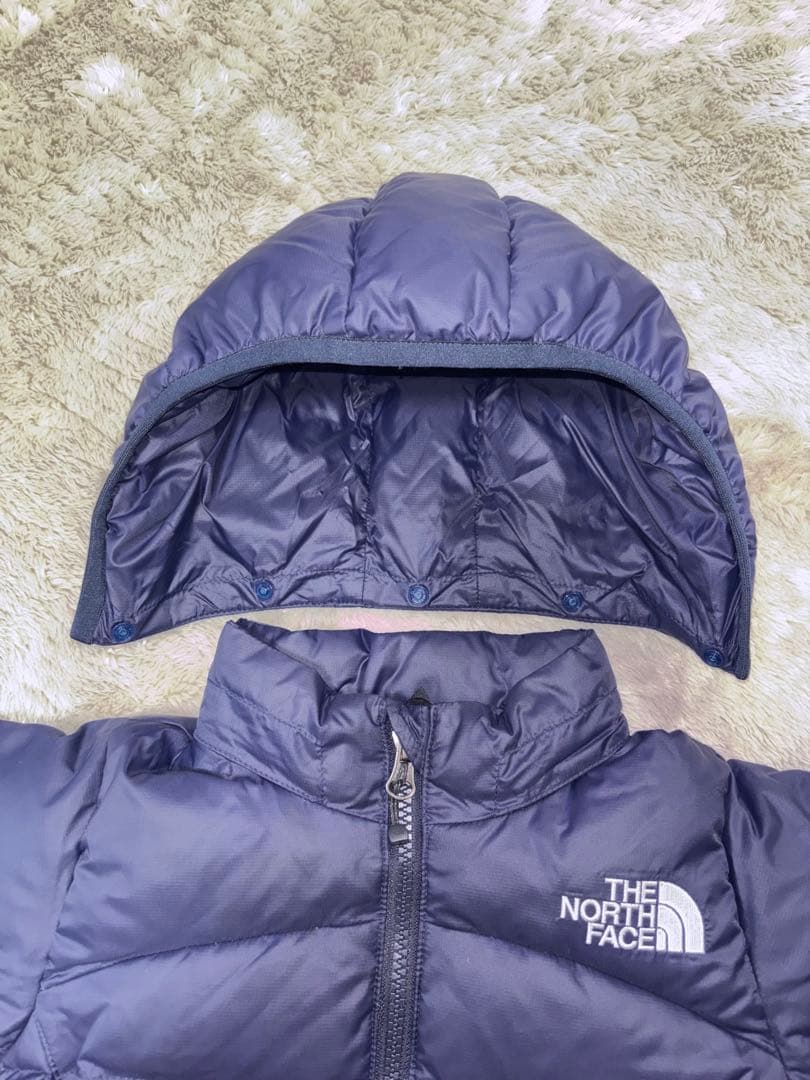 THE NORTH FACE フード付きダウンジャケット ネイビー