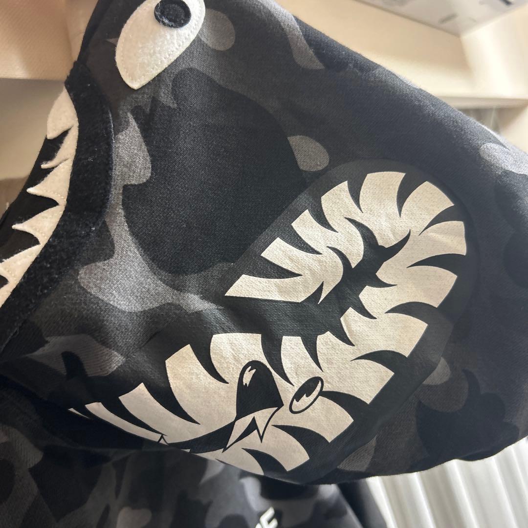 トップス COLOR CAMO SHARK FULL ZIP HOODIE