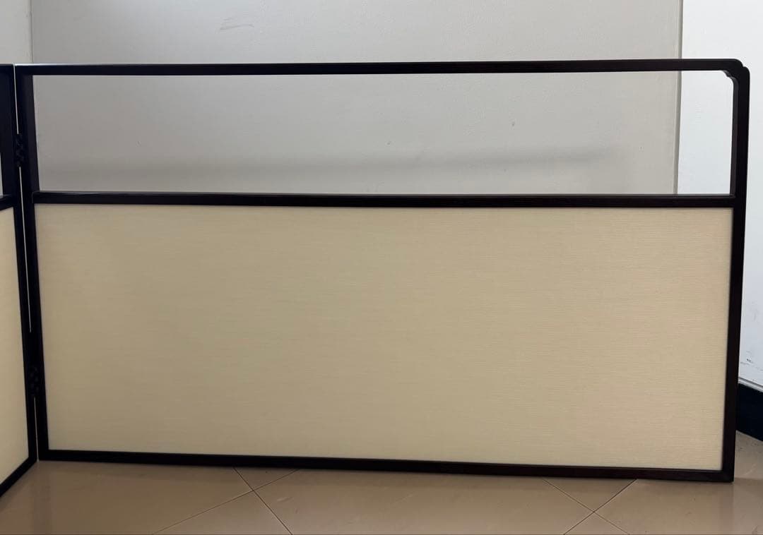 向蝶 枠付 風炉先屏風 茶道具