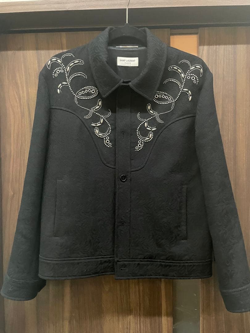 SAINT LAURENT スタッズジャケット